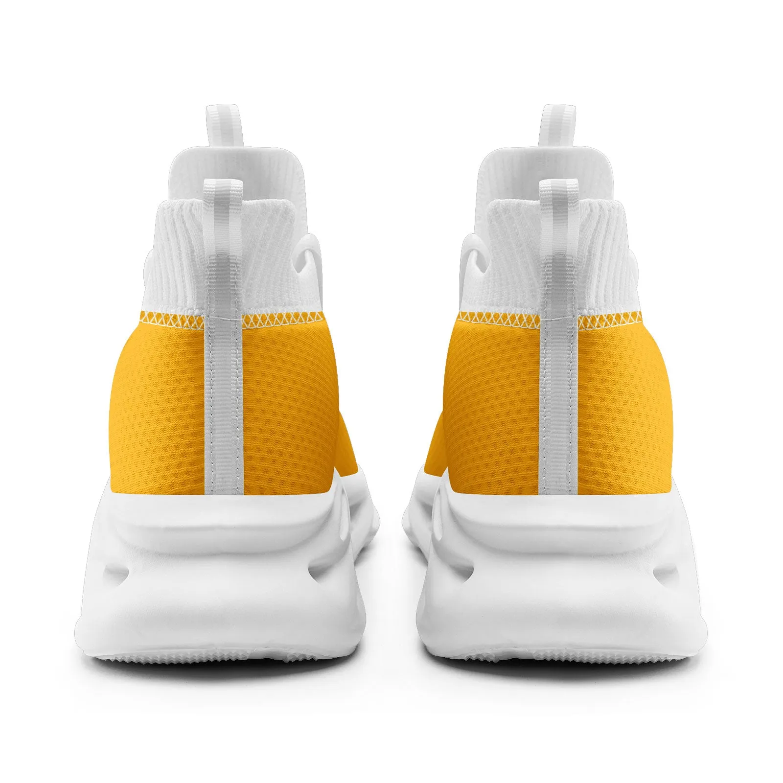 Custom Yellow Red Washington MaxSoul Shoes and Hat Combo Offer Personalized Combo ZH-D028017-16