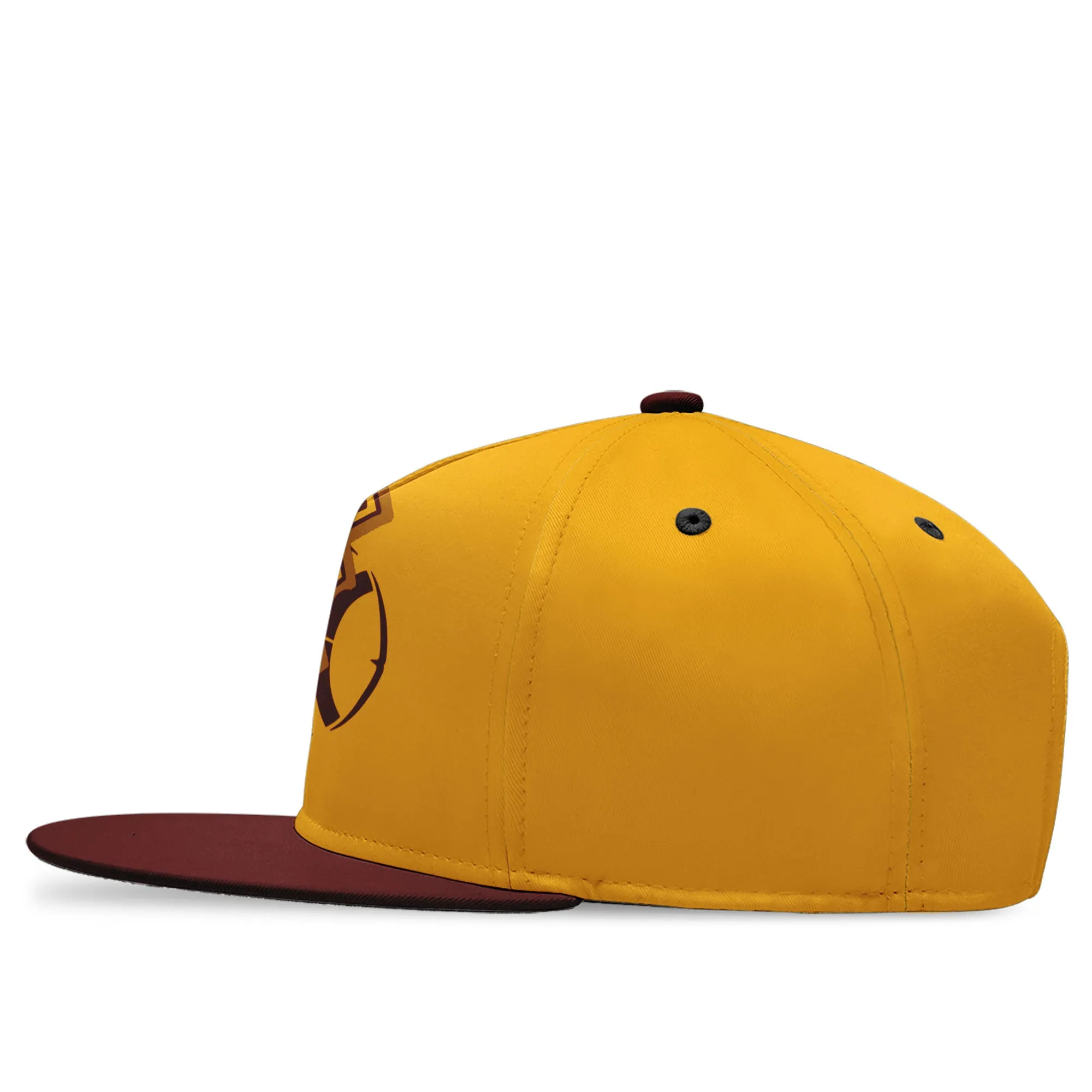Custom Yellow Red Washington MaxSoul Shoes and Hat Combo Offer Personalized Combo ZH-D028017-16