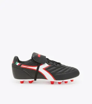 Diadora Brasil OG LT T MDPU Soccer Boots - Black/White/Milano Red
