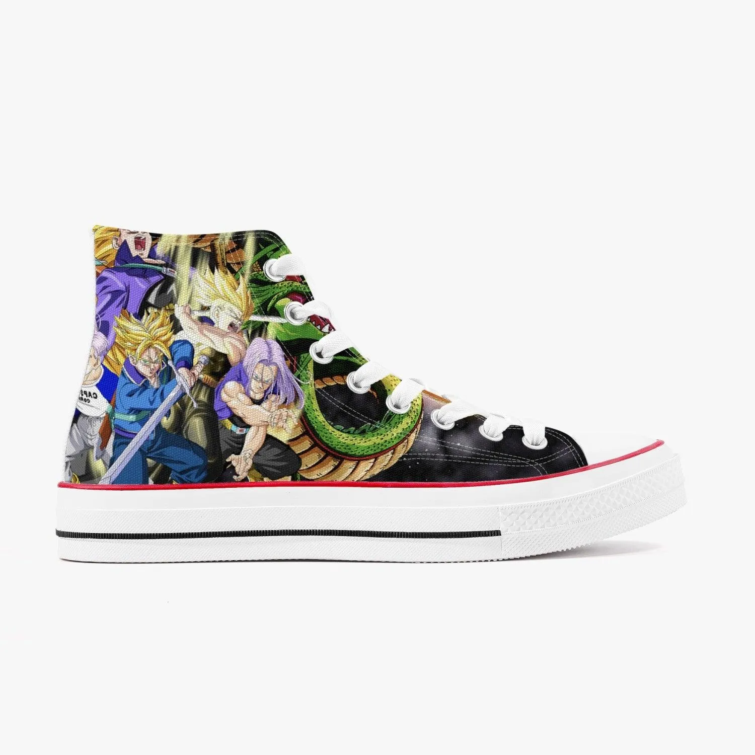 Dragonball Z Trunks A-Star High White Anime Shoes
