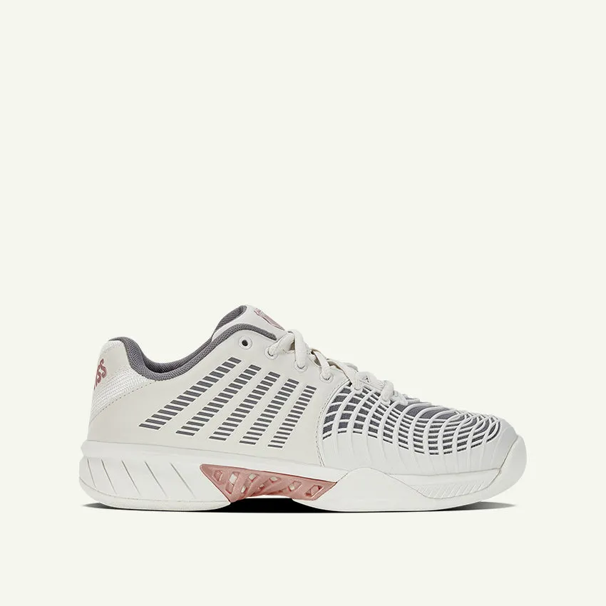 Express Light 3 Carpet Women's Shoes - Vaporous Gray/Steel Gray/Rose Gold