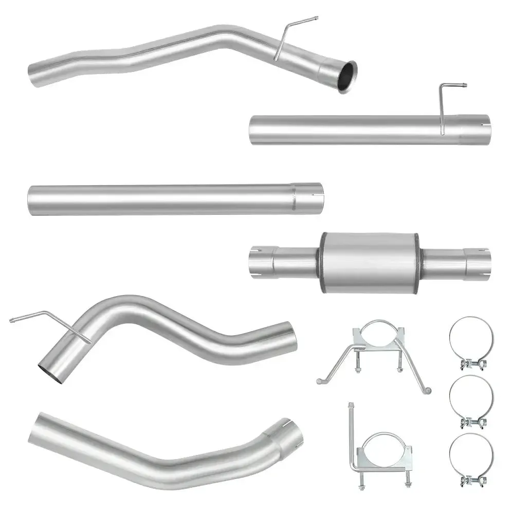For 4" 2007.5-2012 6.7 Cummins DPF Delete Race Pipe | Dodge Ram 2500/3500 | SPELAB