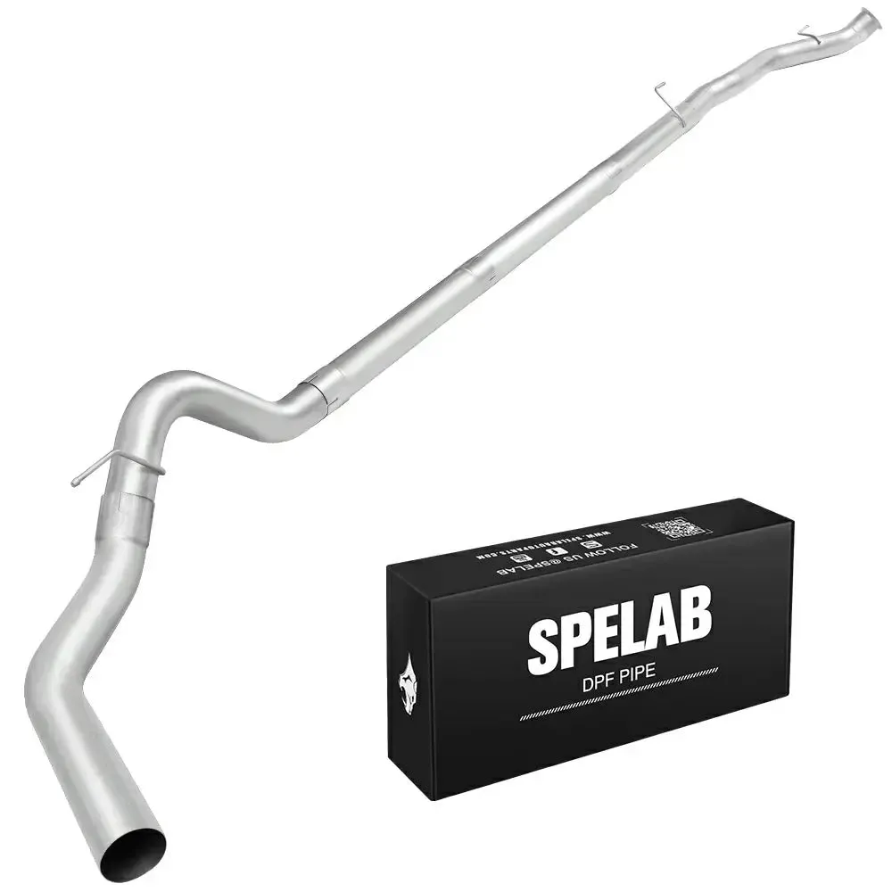 For 4" 2007.5-2012 6.7 Cummins DPF Delete Race Pipe | Dodge Ram 2500/3500 | SPELAB