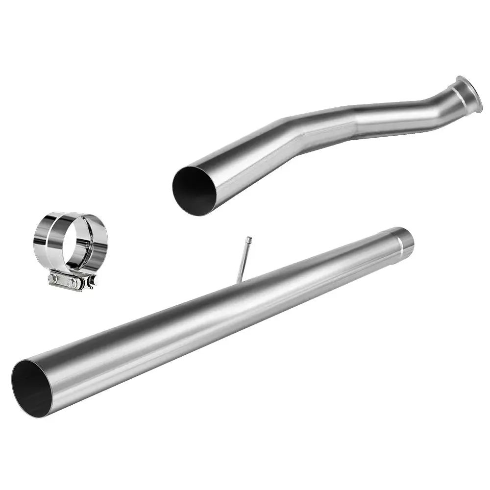 For 4" 2007.5-2012 6.7 Cummins DPF Delete Race Pipe | Dodge Ram 2500/3500 | SPELAB