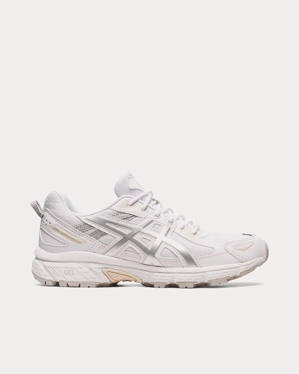 Gel-Venture 6 White / Silver Low Top Sneakers