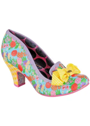 Irregular Choice Kanjanka Florals 50's Pumps Lilac