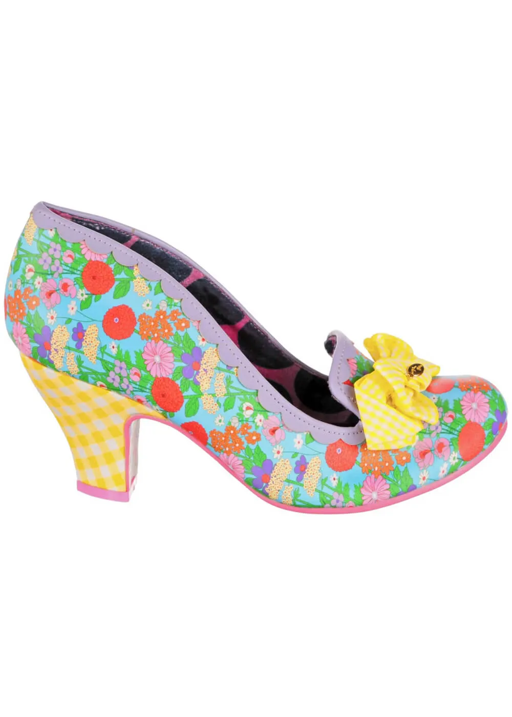 Irregular Choice Kanjanka Florals 50's Pumps Lilac