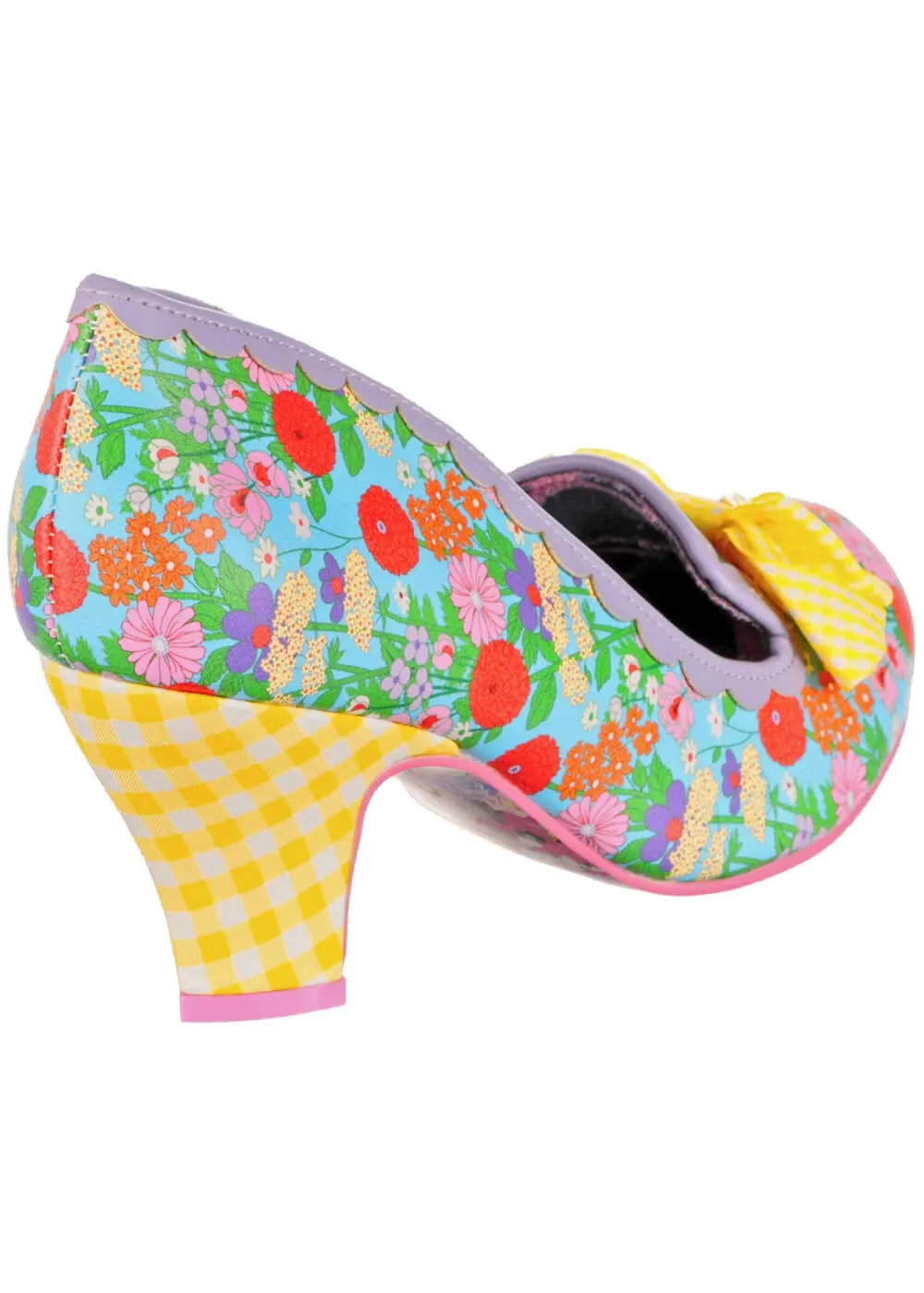Irregular Choice Kanjanka Florals 50's Pumps Lilac
