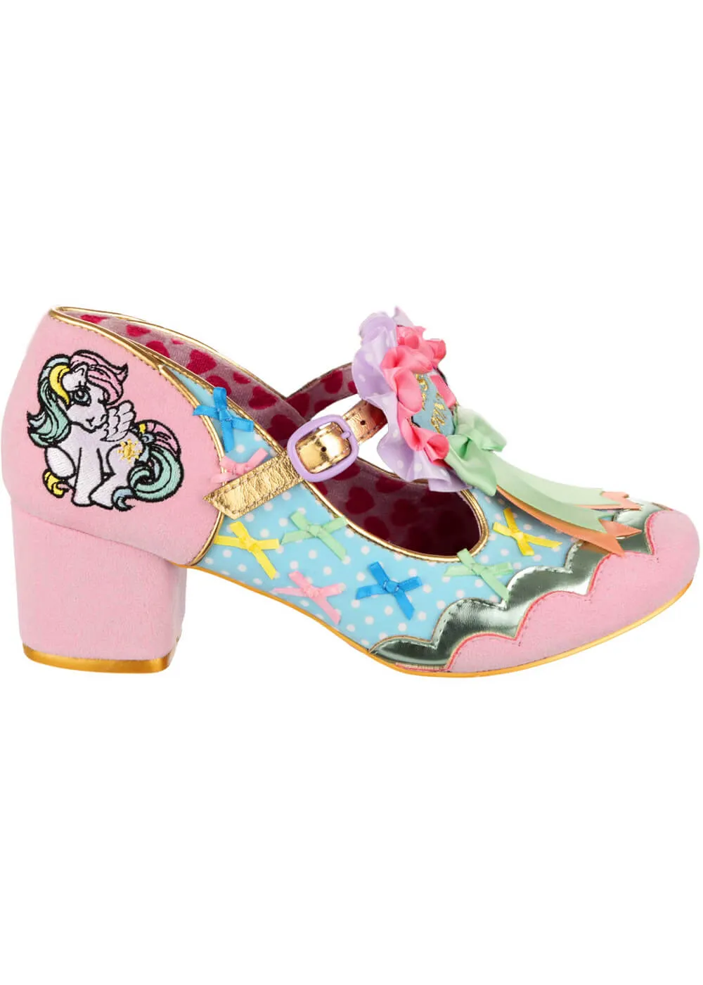 Irregular Choice x My Little Pony Best In Show Pumps Blue Pink