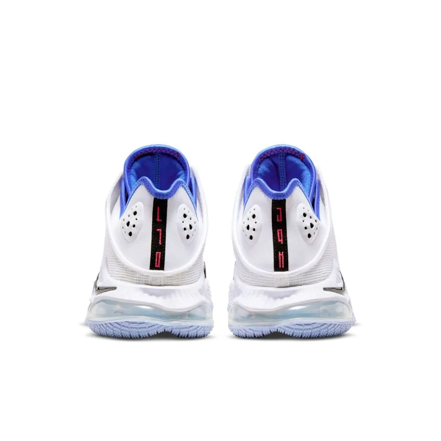 LeBron 19 Low Basketball Shoes 'White/Black/Blue'