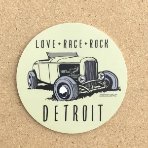 Love   Race   Rock, Detroit sticker