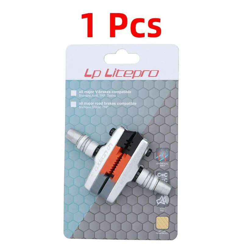 LP Litepro Folding Bicycle Brake Pads For DAHON 412/P8 Wear-resistant Rubber BMX 451 20 inch Bike V Brake Shoes Pads