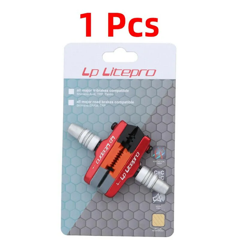 LP Litepro Folding Bicycle Brake Pads For DAHON 412/P8 Wear-resistant Rubber BMX 451 20 inch Bike V Brake Shoes Pads