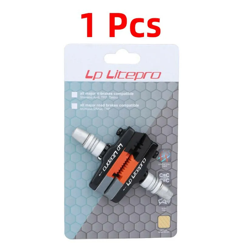 LP Litepro Folding Bicycle Brake Pads For DAHON 412/P8 Wear-resistant Rubber BMX 451 20 inch Bike V Brake Shoes Pads