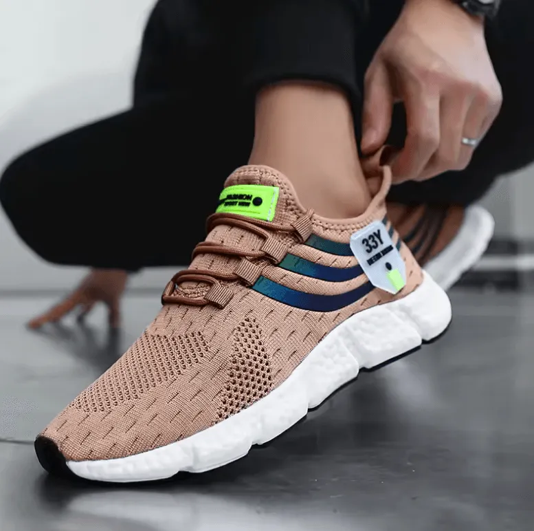 Luxury Sport Shoes for Men – Breathable Casual Sneakers for Summer Running & Walking