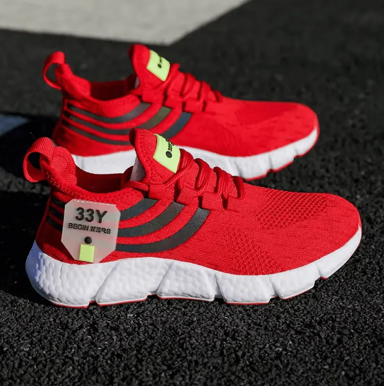 Luxury Sport Shoes for Men – Breathable Casual Sneakers for Summer Running & Walking