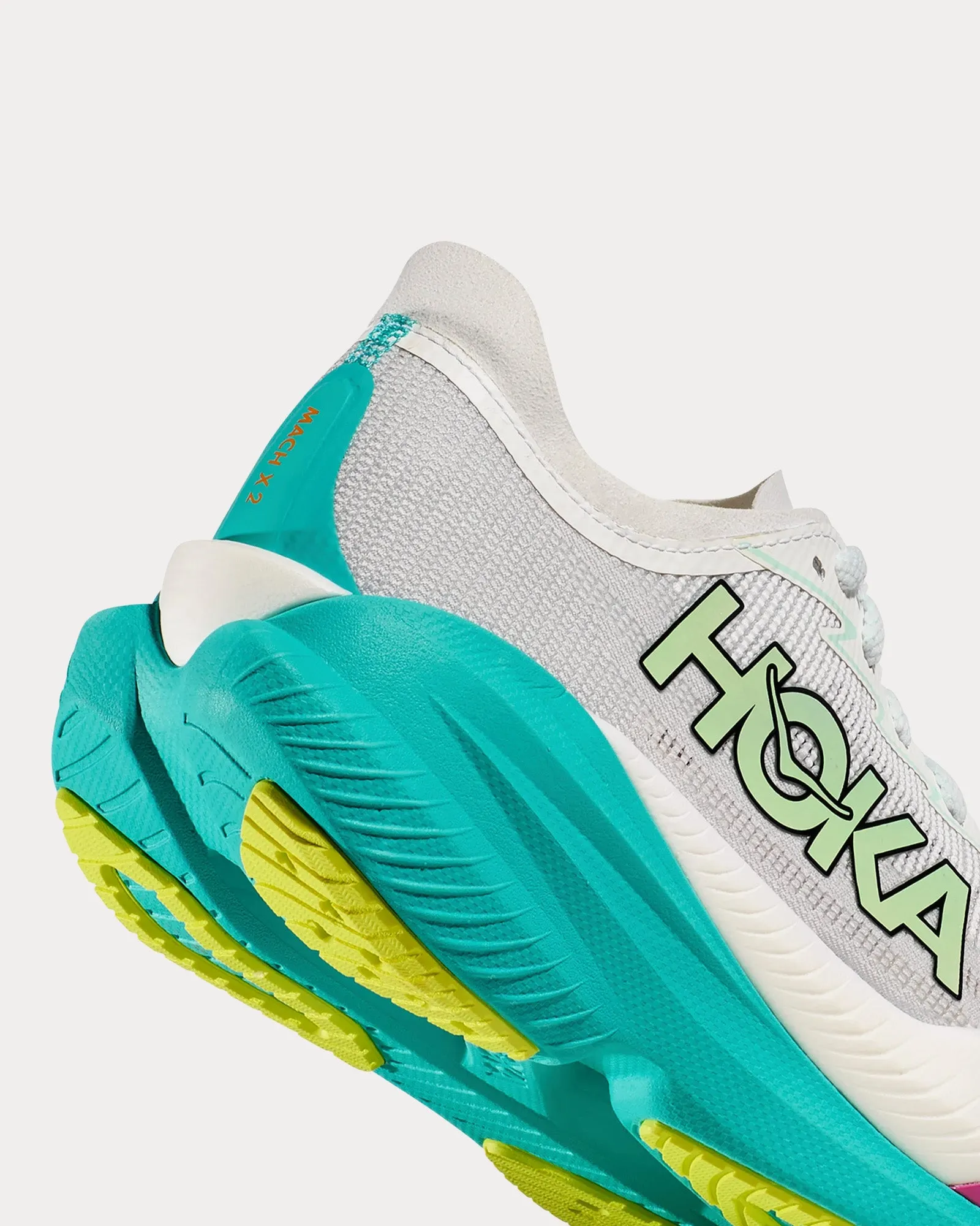 Mach X 2 Frost / Electric Aqua Running Shoes