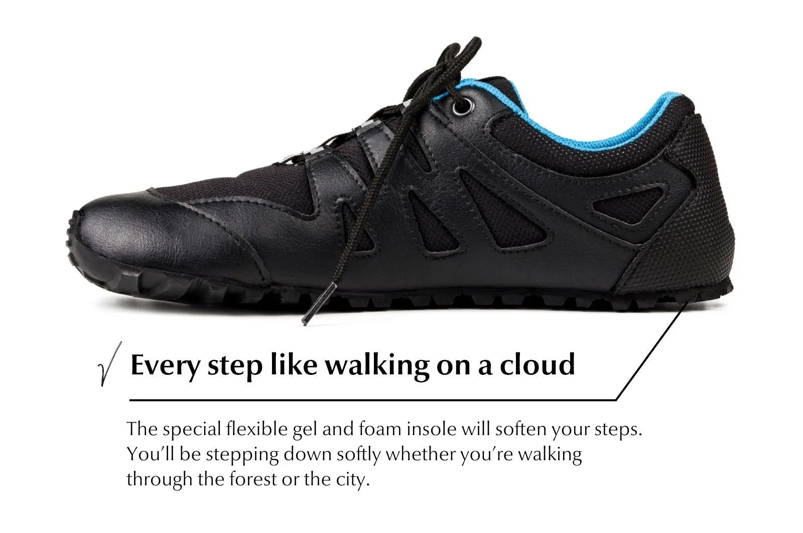 Men‘s Chitra Trek&Trail Comfort blue-black sneakers