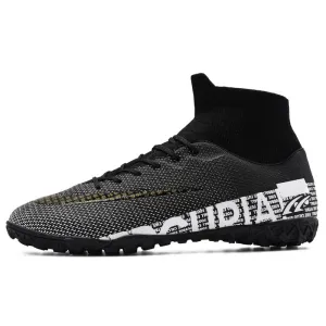 Men's Plus Size Soccer Shoes High Top AG Spikes
