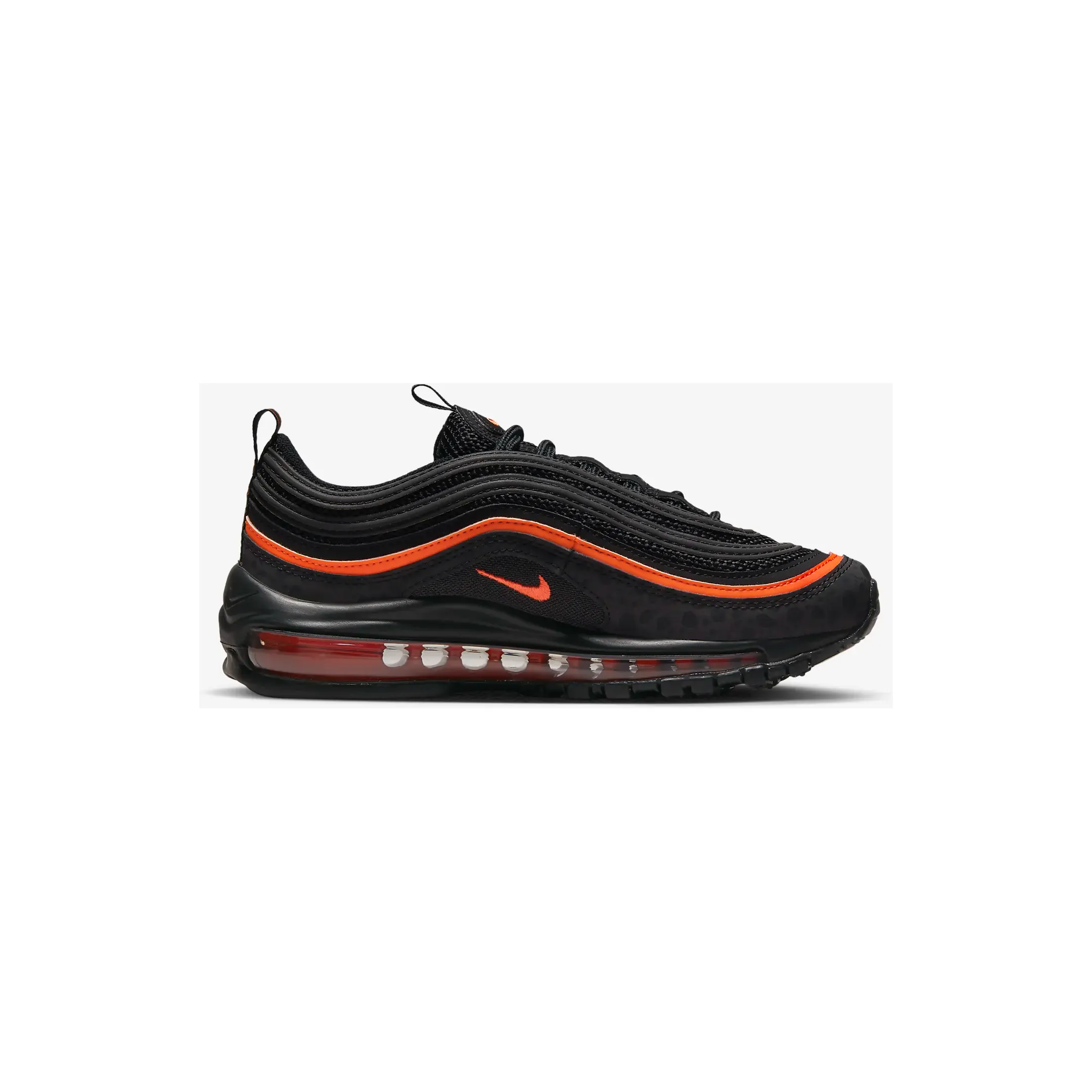Nike Kid's Air Max 97 Shoes - Black / Safety Orange