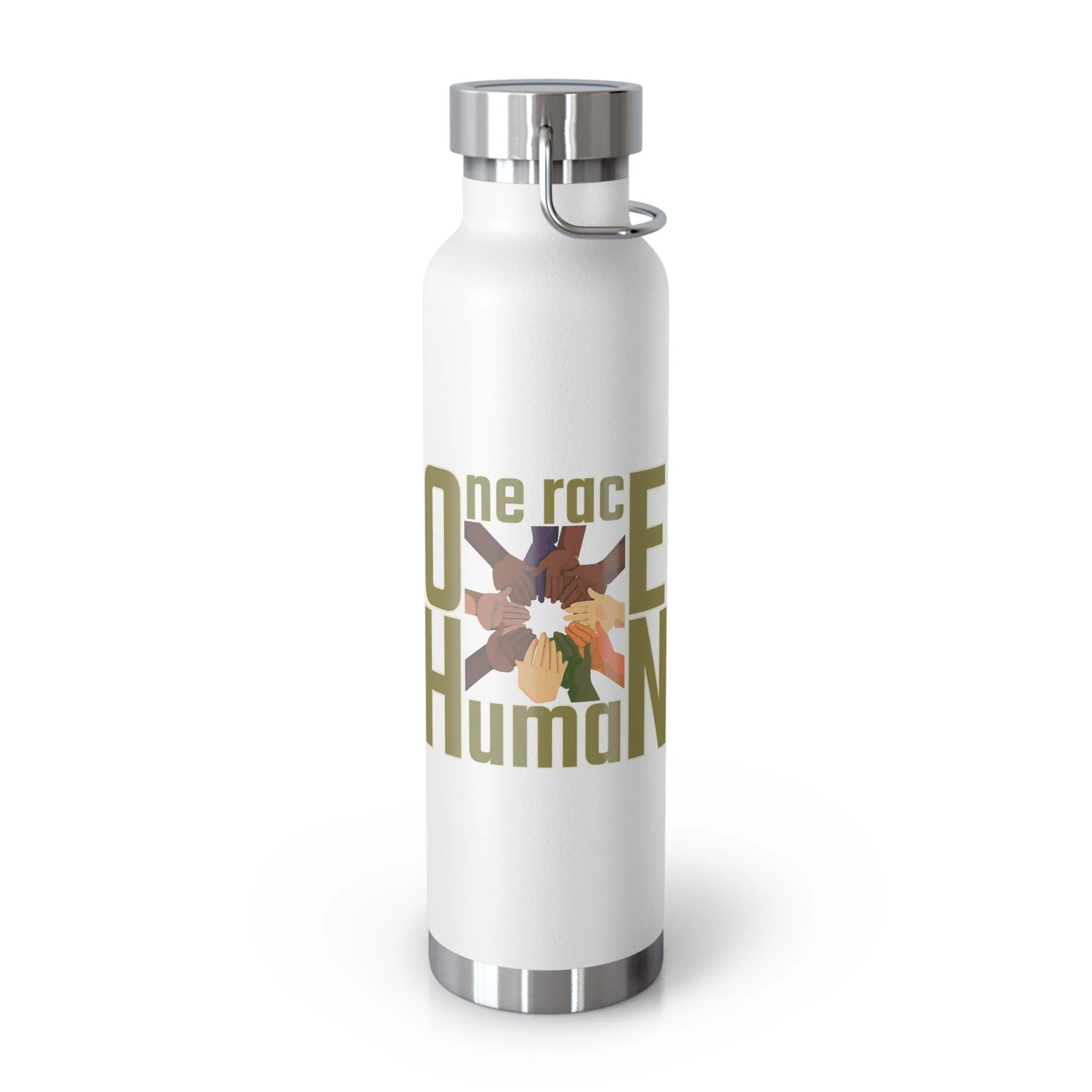 One Race Human | Copper Vacuum Insulated Bottle, 22oz | ZenGen USA