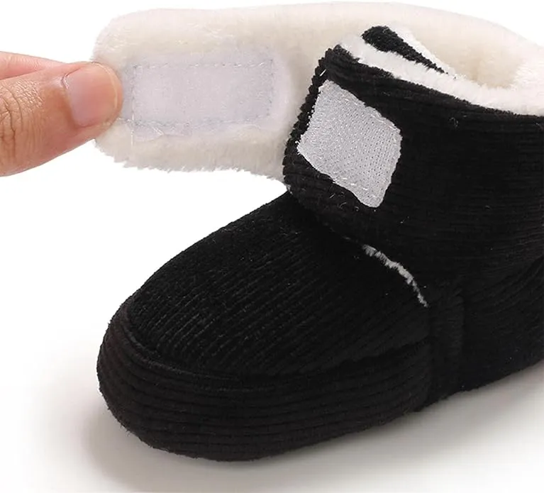 outfit spring Baby, Newborn Non-Slip Soft Sole Winter Shoes Sock Shoes Cute Adjustable Crawling Shoes for Girls Boys Toddler 0-18 Months