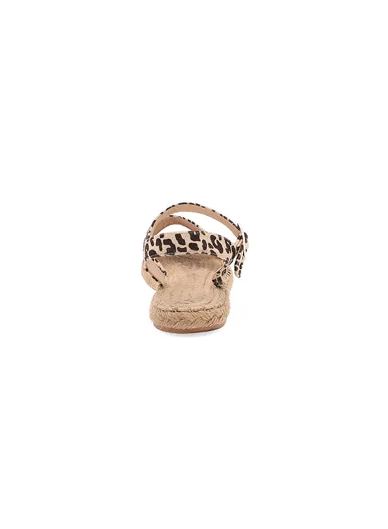 Print_Tiger Bast Jute Sandals for woman