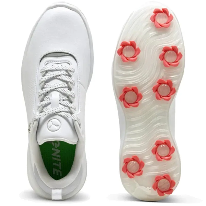 Puma Ladies IGNITE Blaze 2 Golf Shoes - White / Ocean Tropic