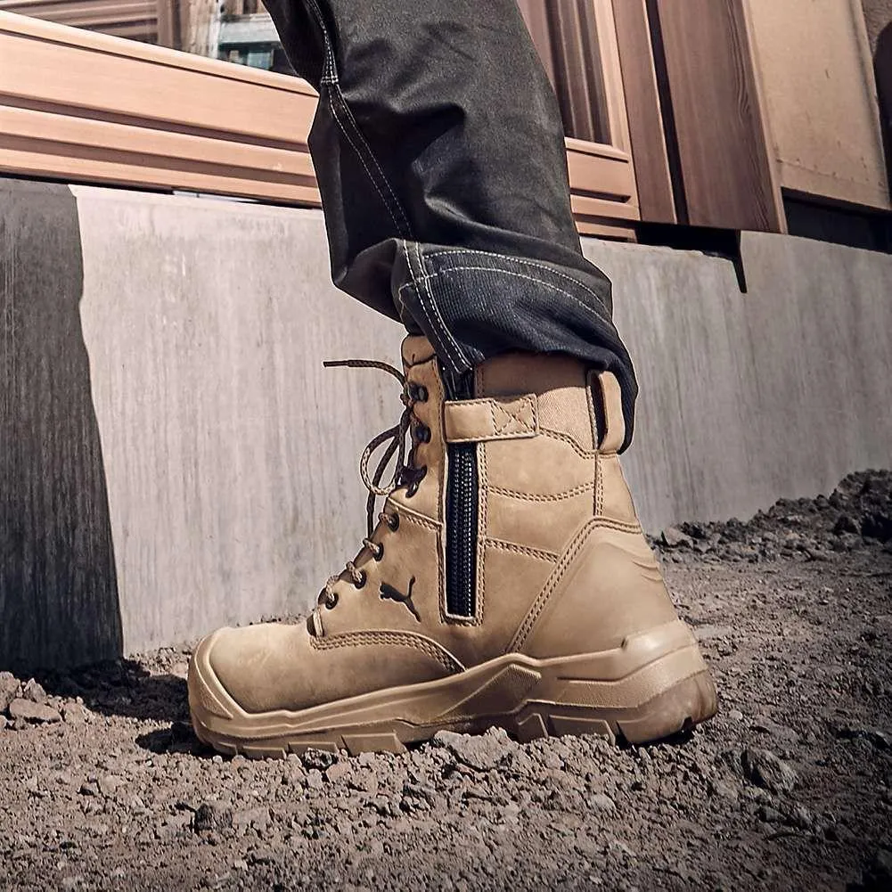 PUMA Safety Shoes - Conquest High S3 - Stone