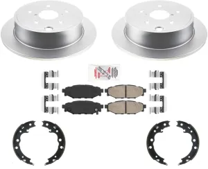 Rear Solid Coated Brake Rotors Brake Pads & Shoes For Subaru WRX 2015-2021 Rear Solid Coated Brake Rotors Brake Pads & Shoes For Subaru WRX 2015-2021