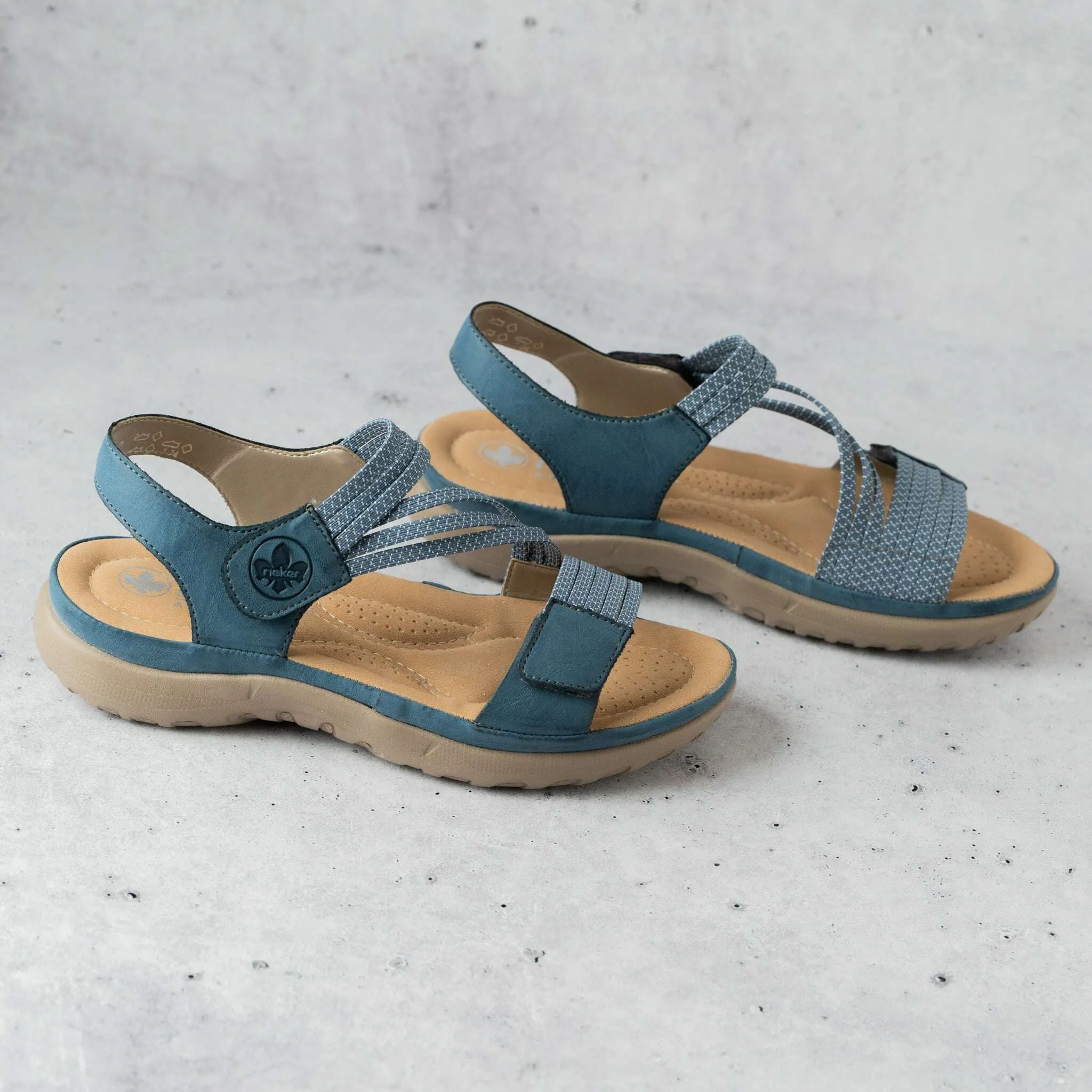 Rieker - 64870 in jeans or beige