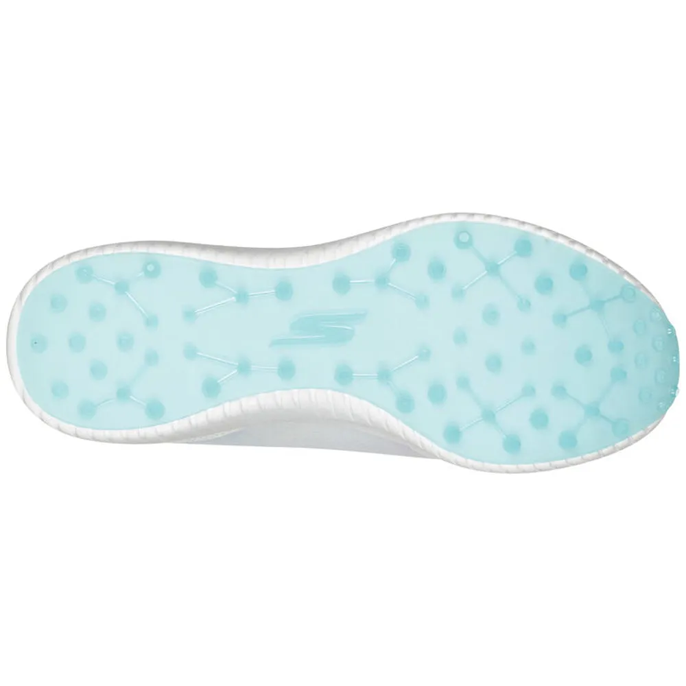 Skechers Ladies Go Golf Max 2 Splash Waterproof Spikeless Shoes - White/Multi