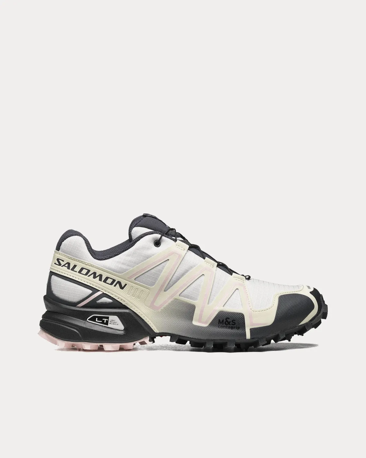 Speedcross 3 White / Ebony / Cradle Pink Low Top Sneakers