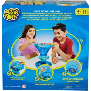 Spin-Off Marble Race Game for 2-4 Players Ages 5Y 