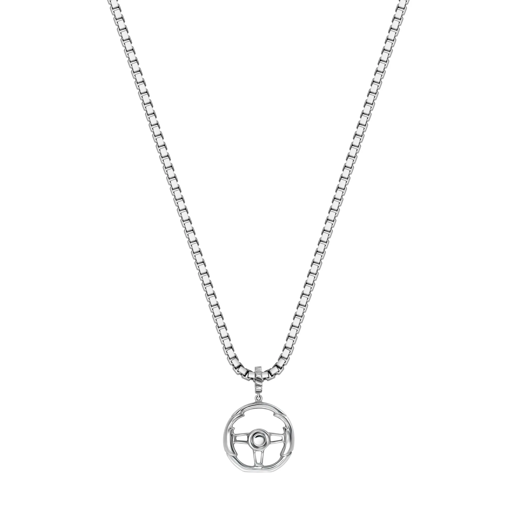 StingHD Racing: Solid Silver Steering Wheel Pendant