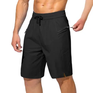 Swimming Board Shorts With Stylish Designed Zipper Pockets