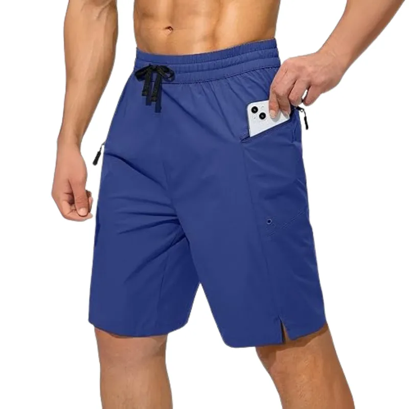 Swimming Board Shorts With Stylish Designed Zipper Pockets