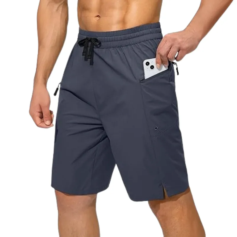 Swimming Board Shorts With Stylish Designed Zipper Pockets