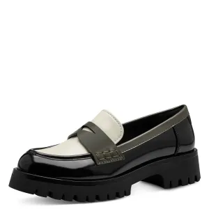 Tamaris Trouser Shoes Loafer Olive Comb Memory Foam Work Shoes 24332-43 sale