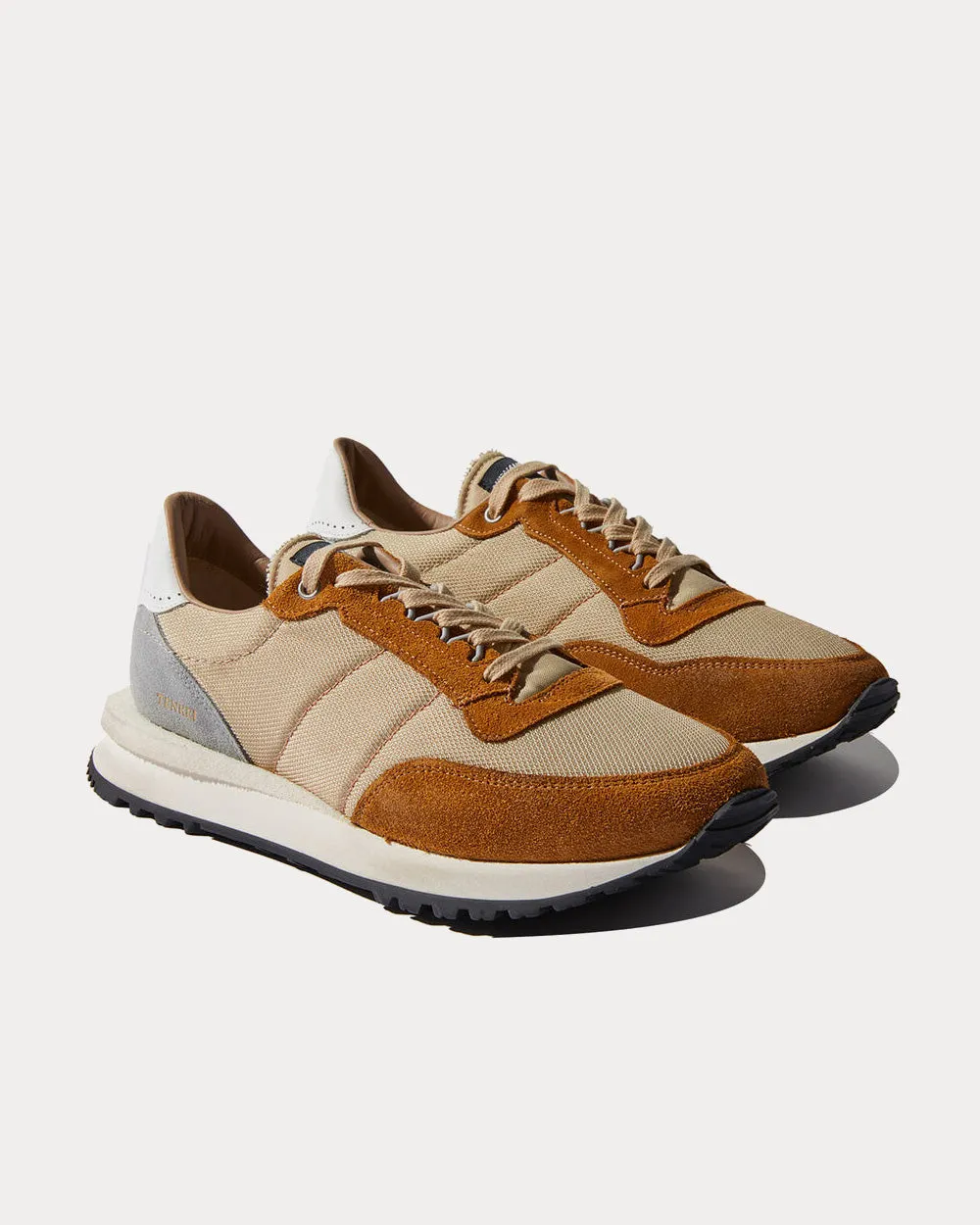 Tenkai Brown Low Top Sneakers