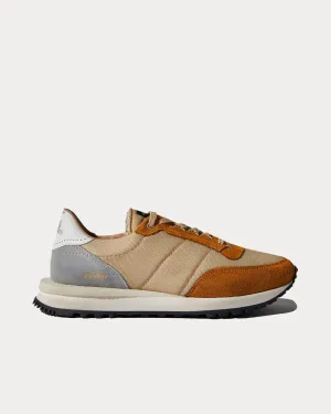 Tenkai Brown Low Top Sneakers