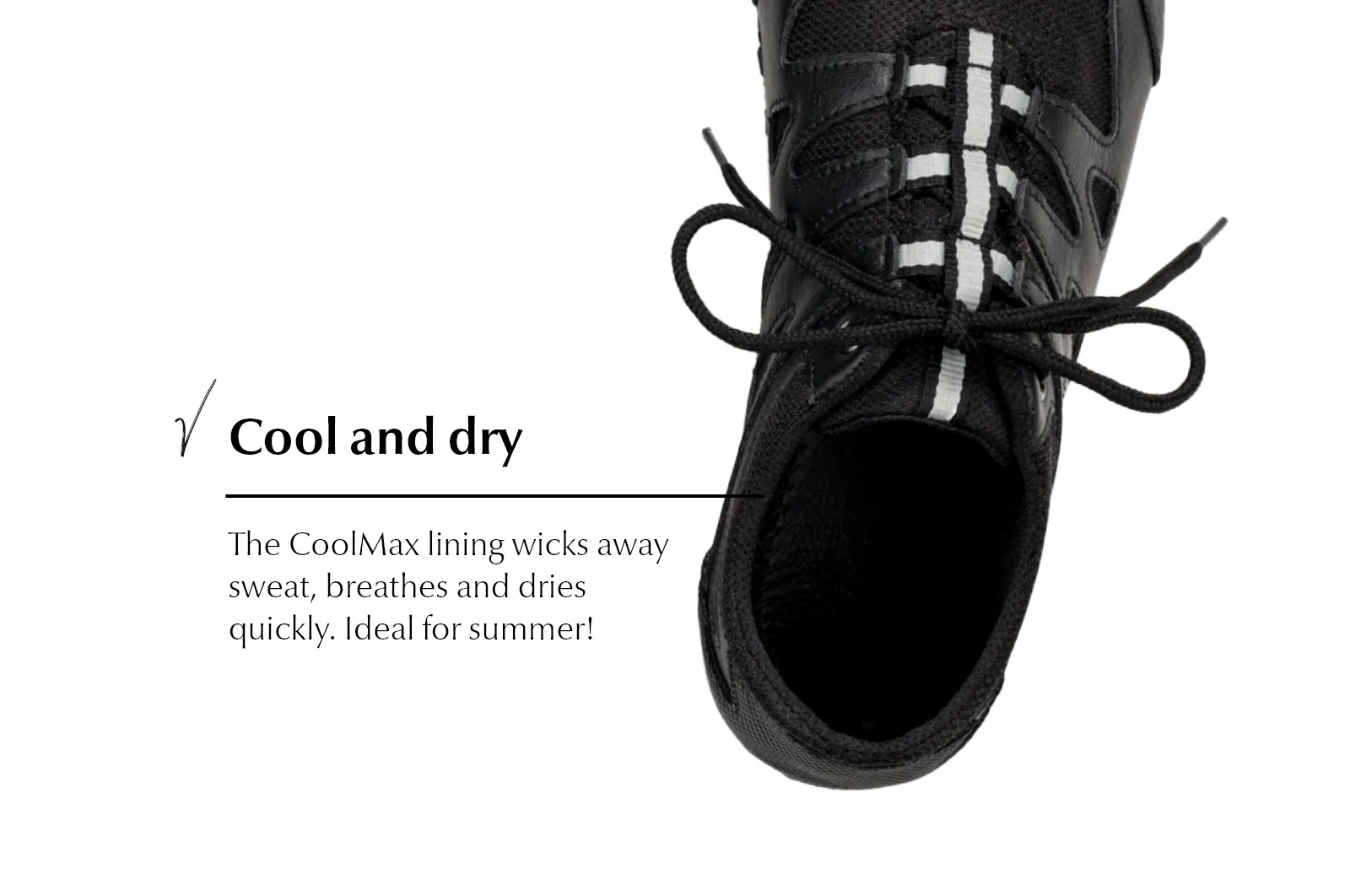 Women’s Chitra Trek&Trail Comfort black sneakers