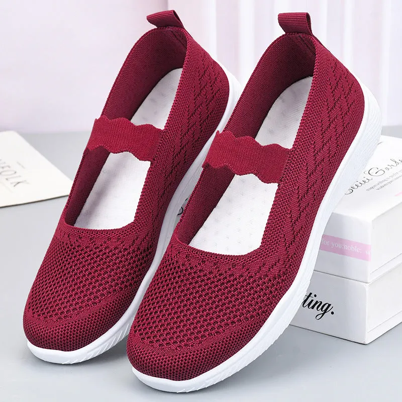Women's Knit Light Ballerina Shoes