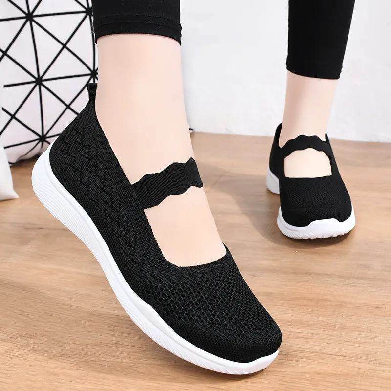 Women's Knit Light Ballerina Shoes