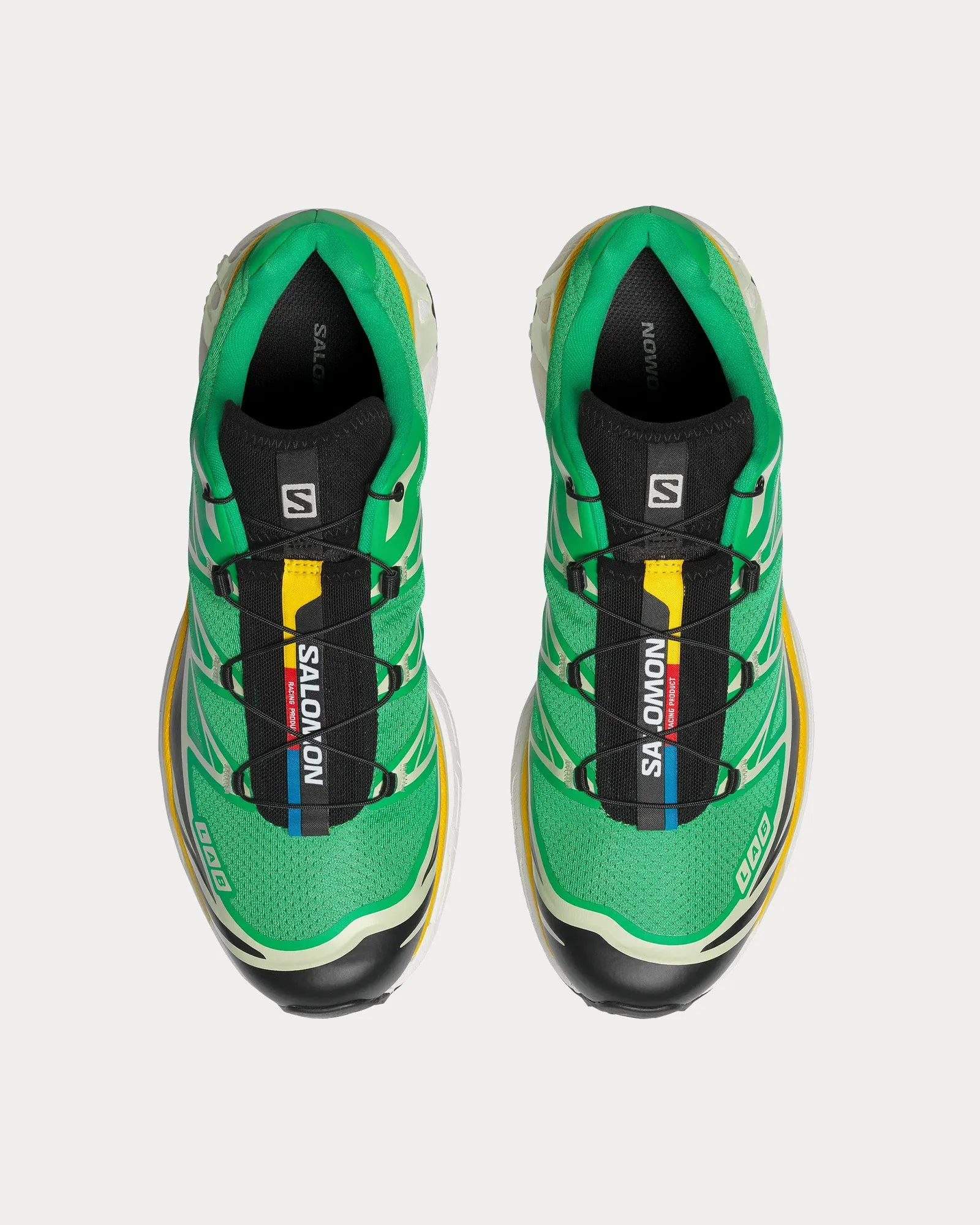 XT-6 Bright Green / Black / Sulphur Low Top Sneakers